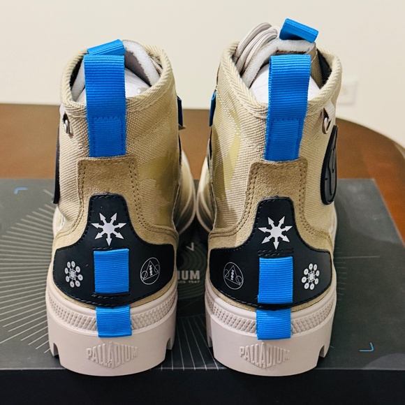 NIB – Palladium x Destiny Pampa Witch Queen High-Top Boots – Unisex – Dune - Picture 4 of 7